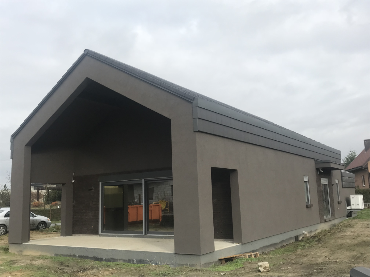 Domikon - Nowoczesny dom parterowy, Siedlec