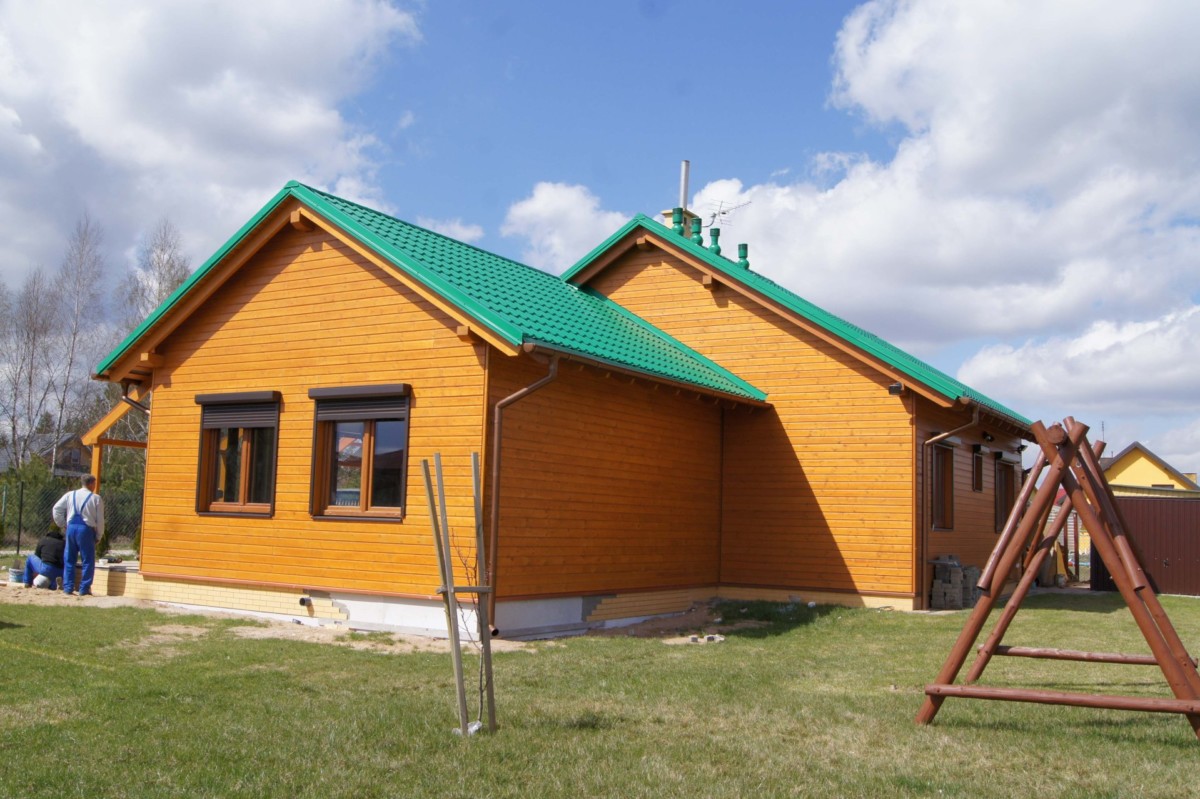 Domikon - Nowoczesny dom z drewna, <span>Tomaszów Mazowiecki</span>