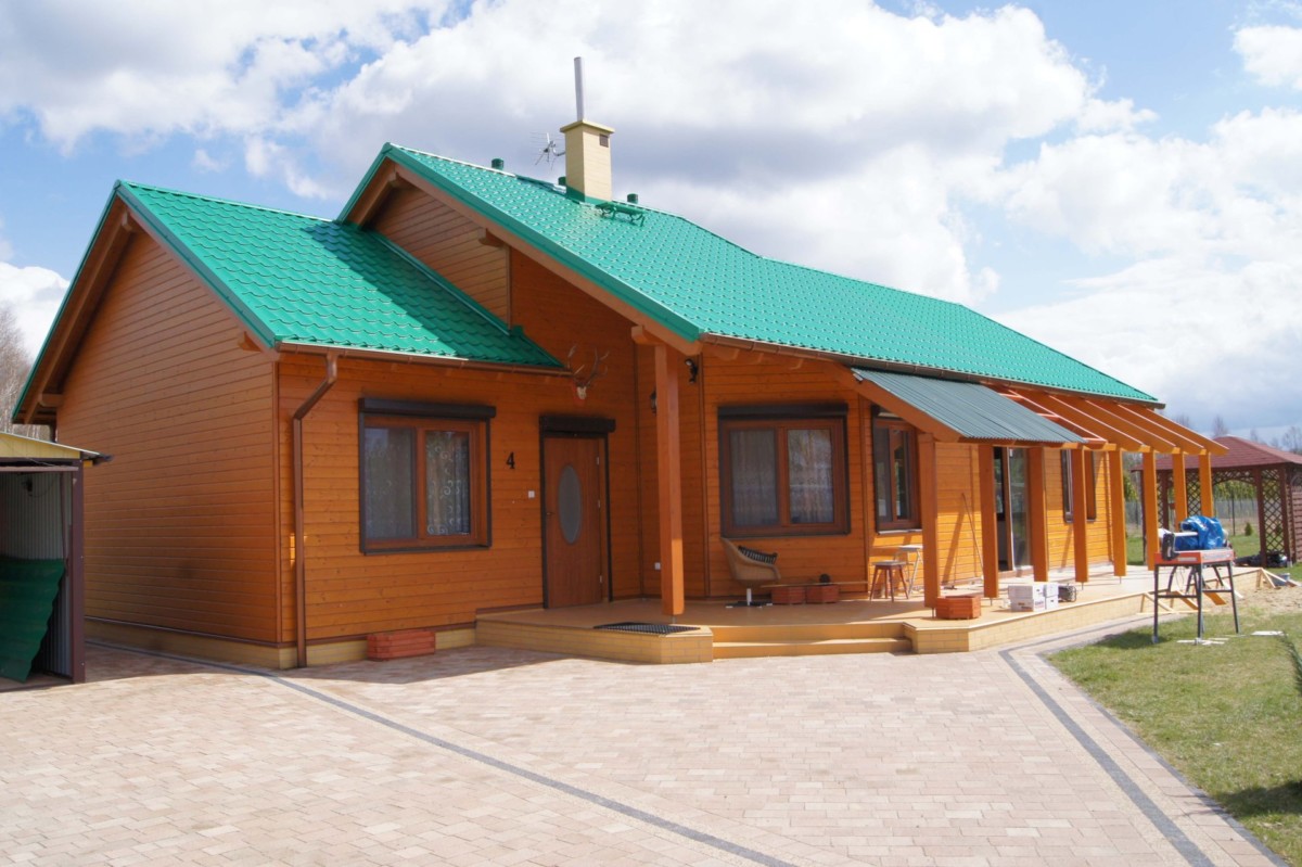 Domikon - Nowoczesny dom z drewna, <span>Tomaszów Mazowiecki</span>