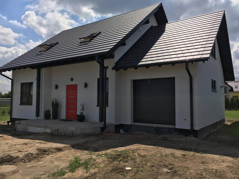 Domikon - Dom z garażem jednostanowiskowym, Oława