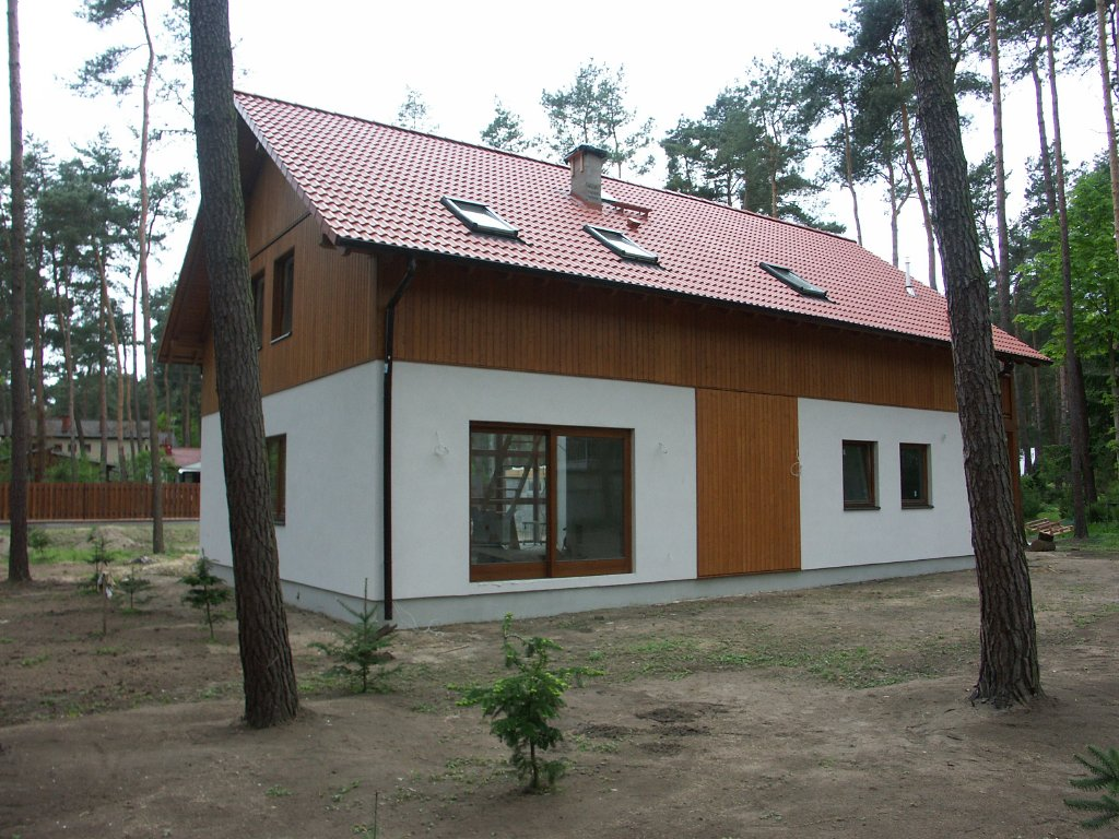 Domikon - Dom z przeszkleniem, Warszawa Magdalenka