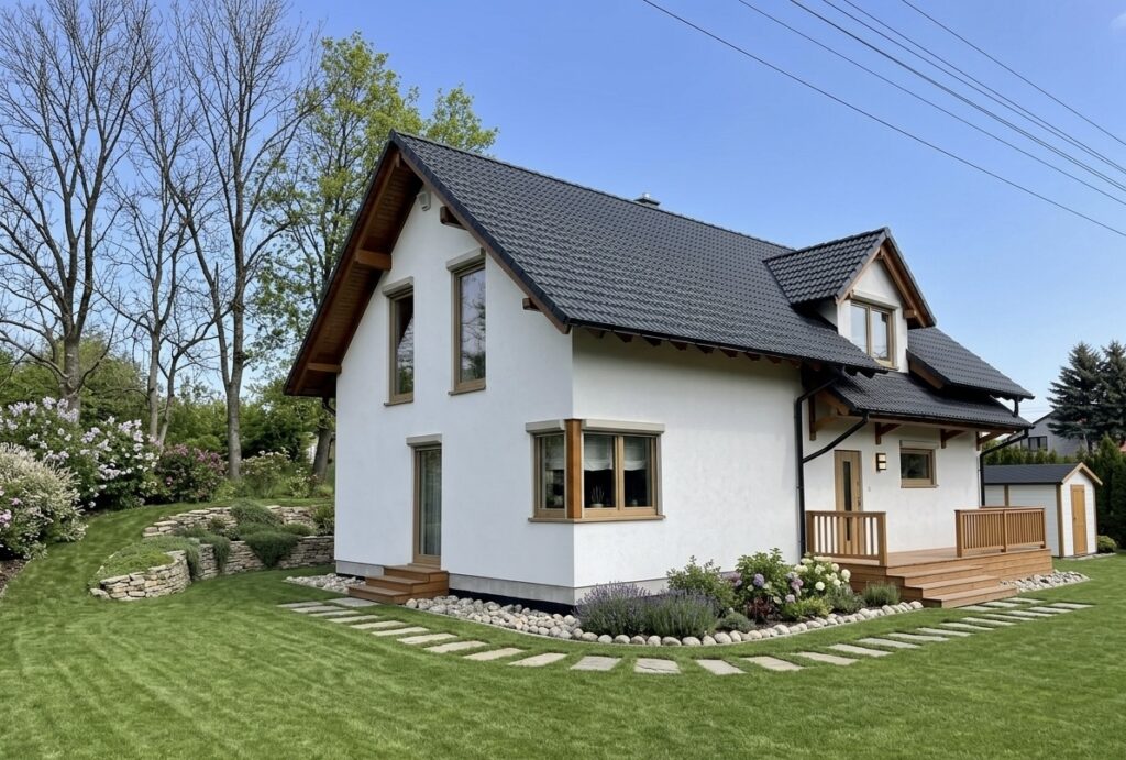 Gotowy dom prefabrykowany zrealizowany przez Domikon w województwie lubelskim